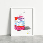 Buchhalter Art Accounting Juice Poster