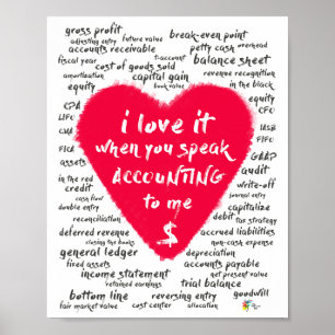Buchhalter Art Funny Accounting Office Decor Poster