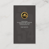 Buchhalter Berechnete Nummern Buchführungsdienste Visitenkarte (Rückseite)