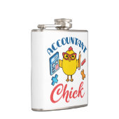 Buchhalter Buchhaltung CPA Abschluss Frauen Flachmann (Rechts)