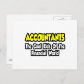 Buchhalter... Coole Kinder der Finanzwelt Postkarte (Vorne/Hinten)