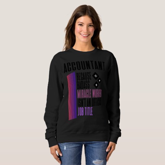 Buchhalter Cooler Buchhalter Sweatshirt (Vorne ganz)