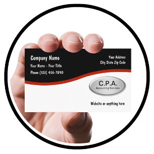 Buchhalter CPA-Visitenkarten Visitenkarte