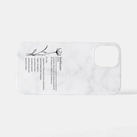 Buchhalter Definition Funny Synonyme iPhone Hülle (Rückseite (Horizontal))