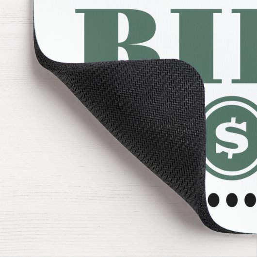 Buchhalter, den ich Ihnen sagen könnte, aber dann Mousepad (Ecke)