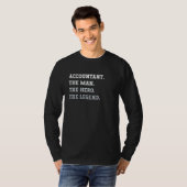 Buchhalter Der Mann Der Held Die Legende Buchhalte T-Shirt (Vorne ganz)
