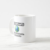 Buchhalter...Die Welt zu einem besseren Ort machen Kaffeetasse (Vorderseite Links)