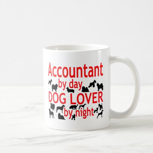 Buchhalter Dog Lover Kaffeetasse (Rechts)