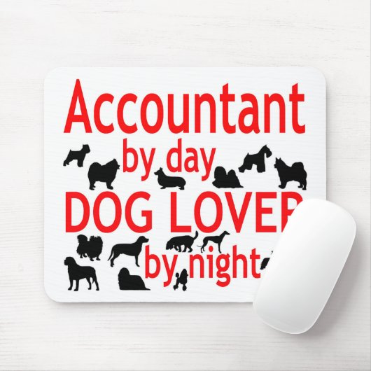 Buchhalter Dog Lover Mousepad (Mit Mouse)