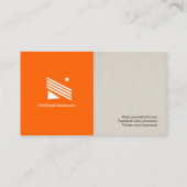 Buchhalter - Einfach elegant Stilvoll Visitenkarte (Rückseite)