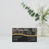 Buchhalter Einzigartige, moderne Visitenkarten Visitenkarte (Stehend Vorderseite)