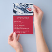 Buchhalter Flyer (Handgriff)