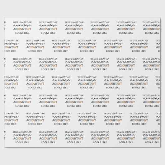 Buchhalter Funny Phantastisch Accountant CPA Gesch Geschenkpapier (Flach)