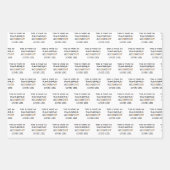 Buchhalter Funny Phantastisch Accountant CPA Gesch Geschenkpapier Set (Vorderseite 2)