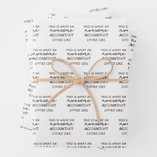 Buchhalter Funny Phantastisch Accountant CPA Gesch Geschenkpapier Set (Beispiel)