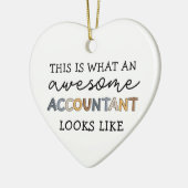 Buchhalter Funny Phantastisch Accountant CPA Gesch Keramik Ornament (Links)