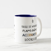 Buchhalter Funny Phantastisch Accountant CPA Gesch Zweifarbige Tasse (VorderseiteRechts)