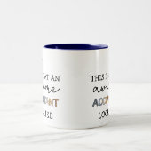 Buchhalter Funny Phantastisch Accountant CPA Gesch Zweifarbige Tasse (Mittel)