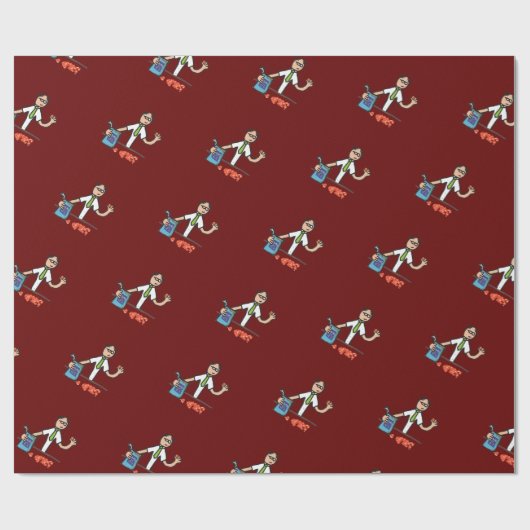 Buchhalter Geschenkpapier (Flach)