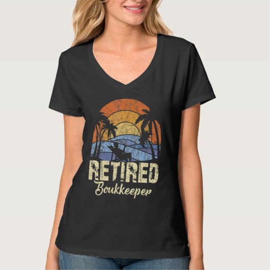 Buchhalter im Ruhestand T-Shirt (Vorderseite)