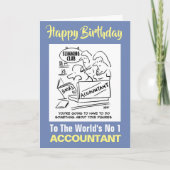 Buchhalter im Slimming Club Karte (Vorderseite)