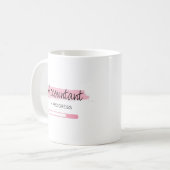 Buchhalter im Werden – Personalisiert Kaffeetasse (Vorderseite Links)
