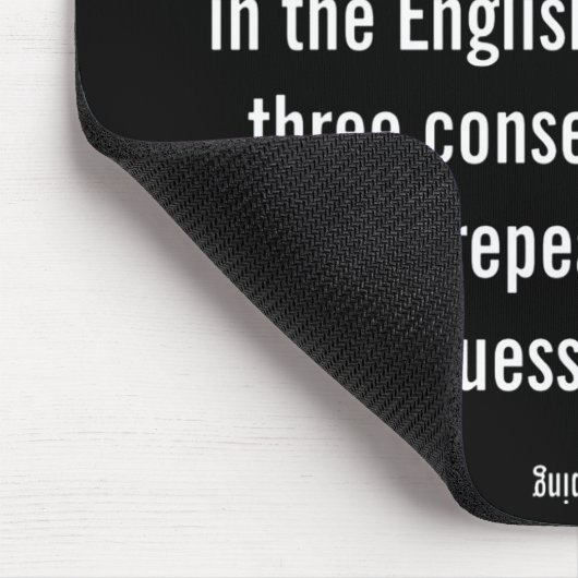 "Buchhalter ist ein einzigartiges Wort " Mousepad (Ecke)