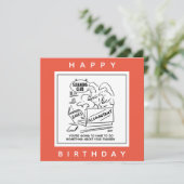 Buchhalter Karos in einem Slimming Club Karte (Stehend Vorderseite)