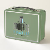 Buchhalter - laufende Zahlen Metall Brotdose (Rückseite)