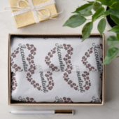 Buchhalter Leopard Herzrahmen weiß Seidenpapier (Geschenk)