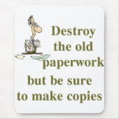 Buchhalter-Mausunterlage Mousepad (Vorne)