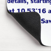 Buchhalter-Mausunterlage Mousepad (Ecke)