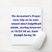 Buchhalter-Mausunterlage Mousepad (Mit Mouse)