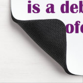 Buchhalter-Mausunterlage Mousepad (Ecke)