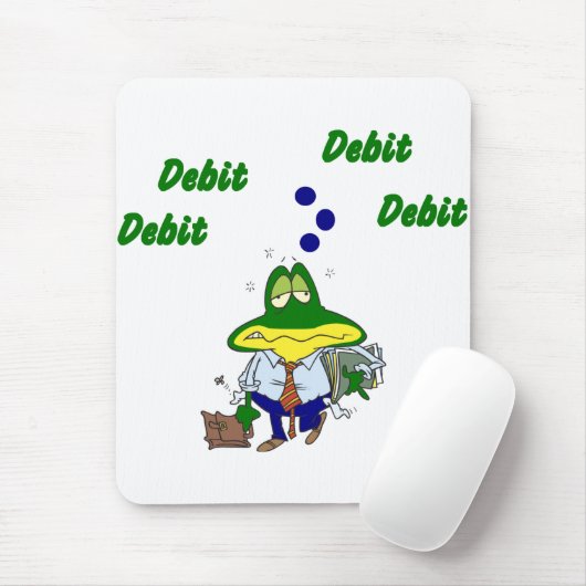 Buchhalter-Mausunterlage Mousepad (Mit Mouse)