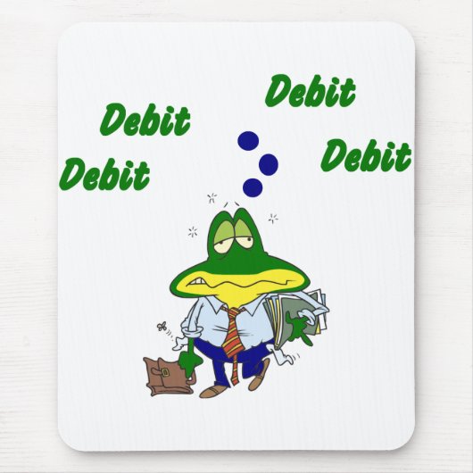 Buchhalter-Mausunterlage Mousepad (Vorne)