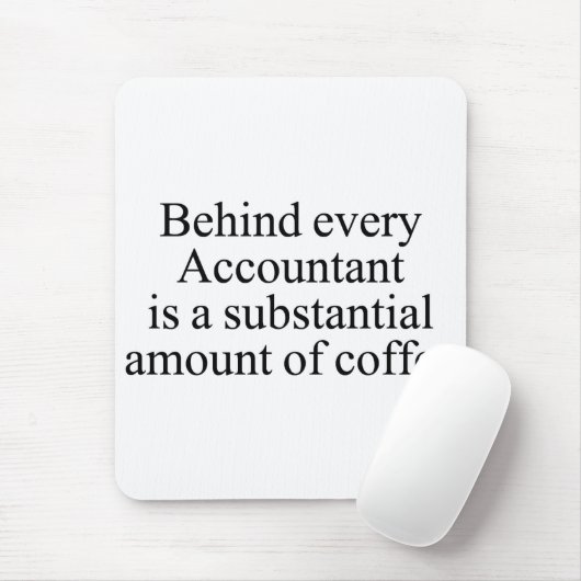 Buchhalter-Mausunterlage Mousepad (Mit Mouse)