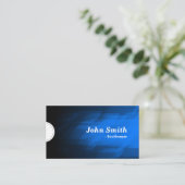 Buchhalter - Modernes Dunkles Blau Visitenkarte (Stehend Vorderseite)