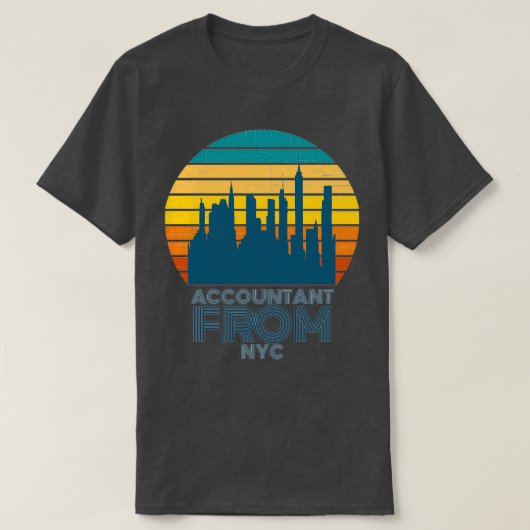 Buchhalter New york Ich bin Buchhalter von neuem T-Shirt (Design vorne)