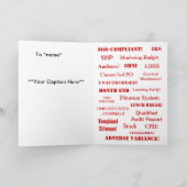 Buchhalter-nicht jugendfreier lustiger Witz - Karte (Innenseite)