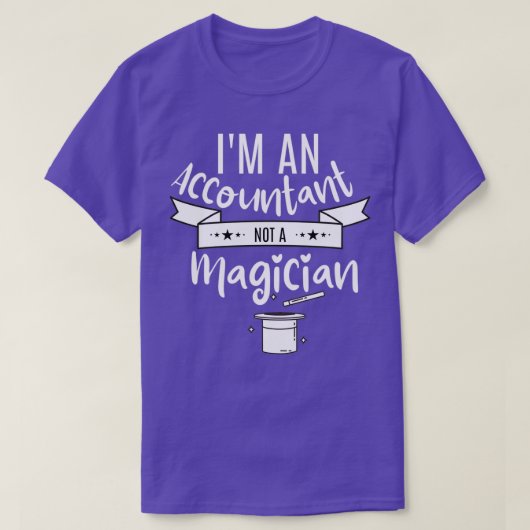 Buchhalter nicht Magier 2 T-Shirt (Design vorne)