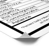 Buchhalter Poster (Ecke)