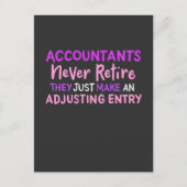 Buchhalter Postkarte (Vorderseite)