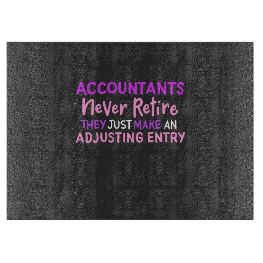 Buchhalter Schneidebrett (Vorderseite)