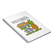 Buchhalter sind wie Ananas. Notizblock (Rechte Seite)