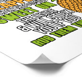 Buchhalter sind wie Ananas. Poster (Ecke)