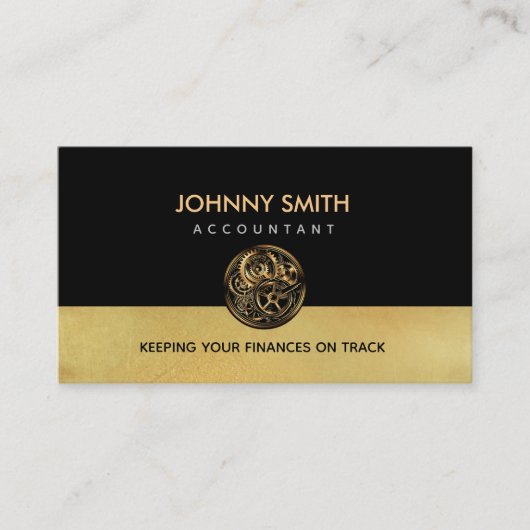 Buchhalter Slogans Visitenkarte (Vorderseite)