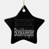 Buchhalter-Sonderbeauftragter Keramik Ornament (Vorne)