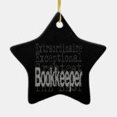 Buchhalter-Sonderbeauftragter Keramik Ornament (Hinten)