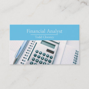 Buchhalter Steuerberater Finanzanalyst Visitenkarte